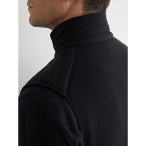 REISS Newford Funnel-Neck Quilted Knit Gilet